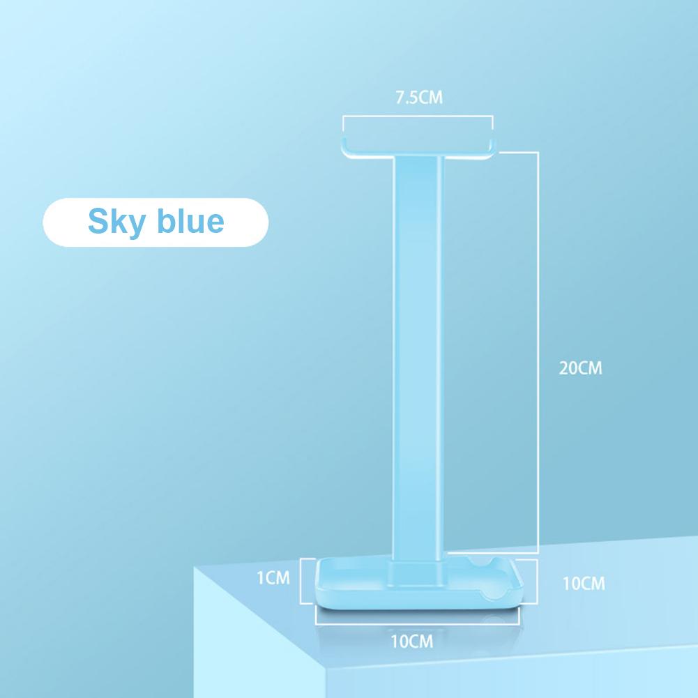 

Подставка для гарнитуры с двумя USB-портами, RGB-подсветкой, сенсорным управлением, зарядкой и передачей данных для универсальных наушников
