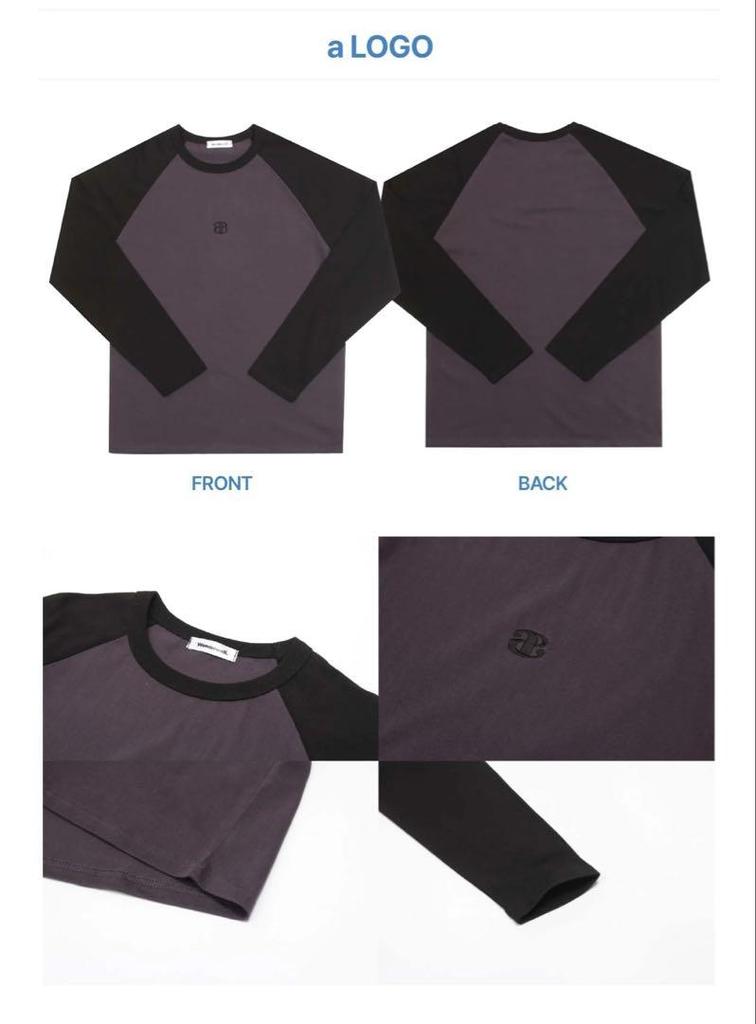 [USED] ATEEZ Wonderwall Fromm Logo Raglan T-shirt Trading Card