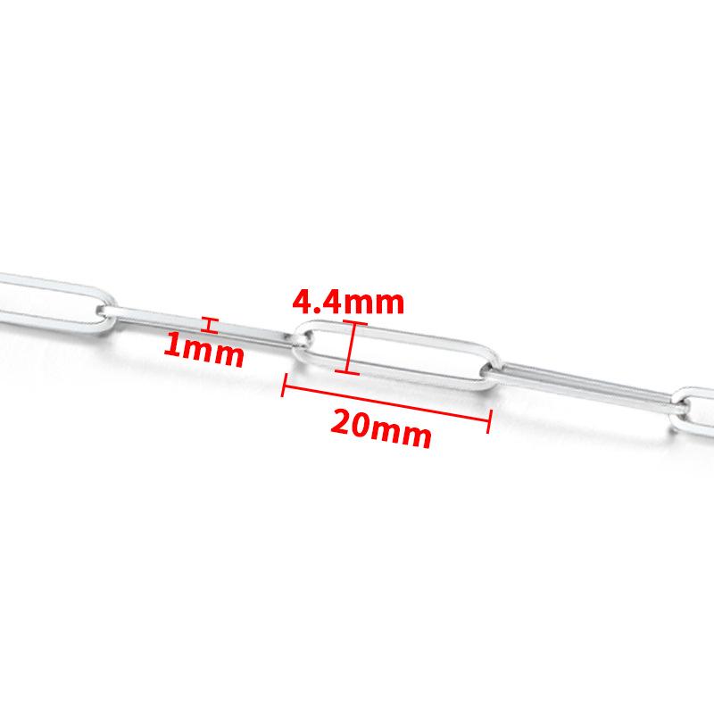 Stainless Steel Oval Link Chain for DIY Jewelry Making: Necklaces & Bracelets