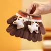 Baby Gloves for Winter, Cute and Warm for Toddlers, Boys and Girls, Five-Fingered Plush Gloves for Babies
