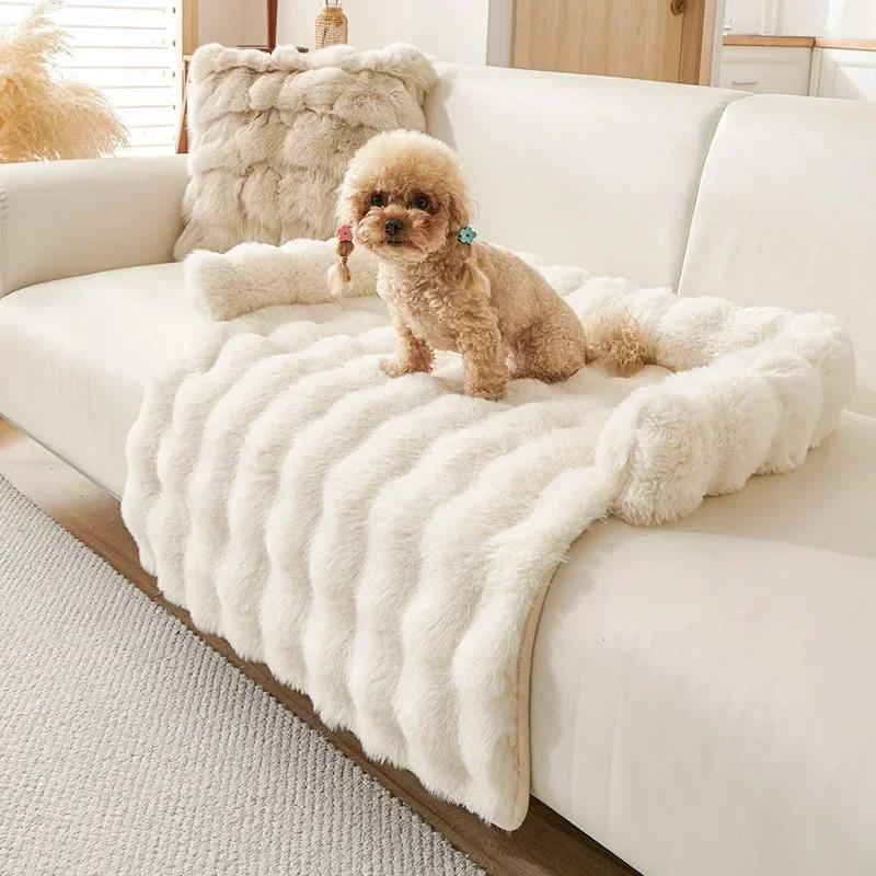 Huisdieraccessoires Hondenkussen Huisdierproducten Hondenkennels Puppyrassen Honden Middelgroot Beddengoed Grote Slechte Mat Kussens Bedden Groot Kussen 75x75cm beige