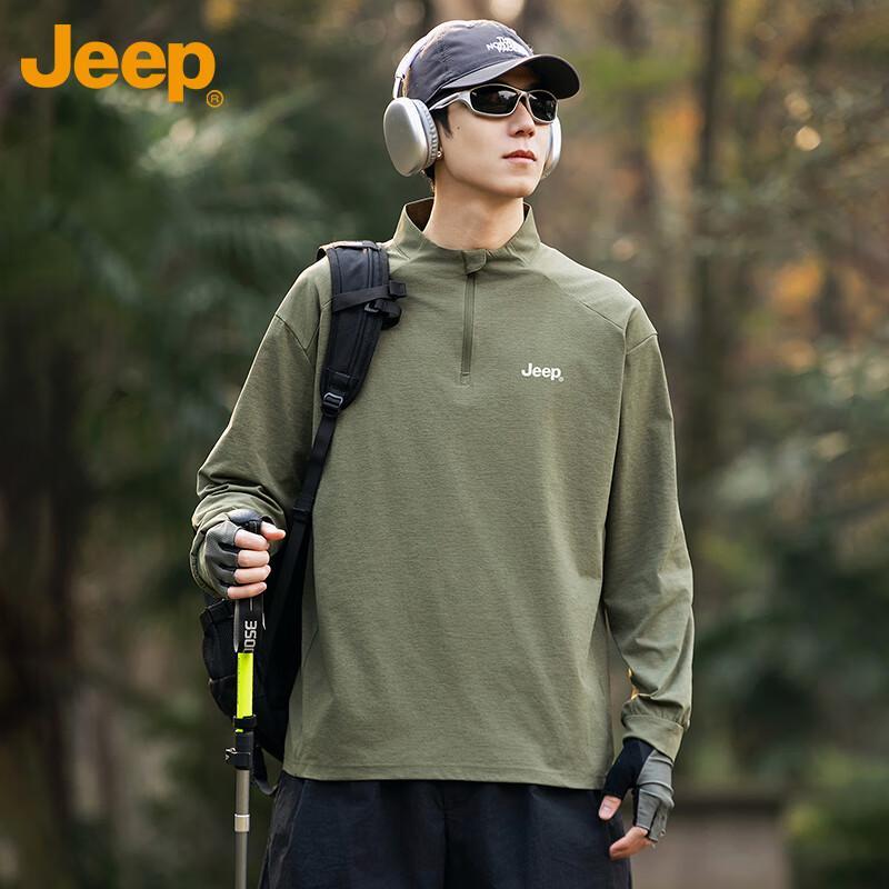 JEEP Men s Casual Long Sleeve T-Shirt 2XL