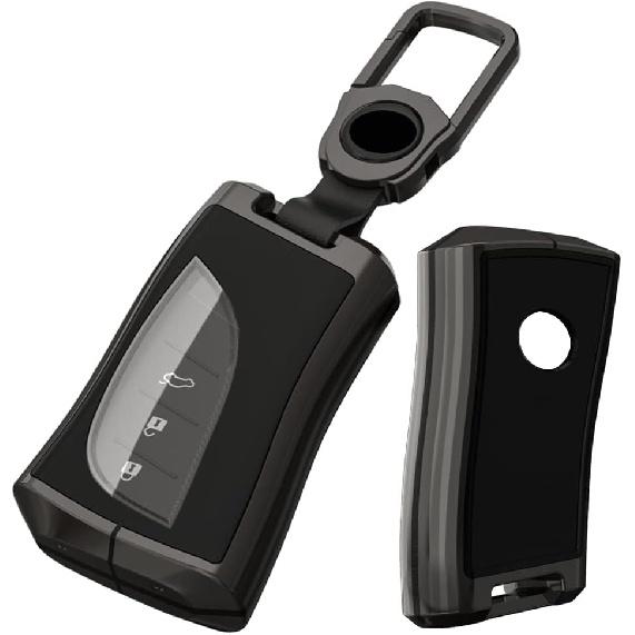

Alloy Metal Key Fob Cover,Compatible with Lexus ES350 ES300h UX200 LS500 LS500H LC500 LC500h Fit for Lexus B Type чёрный