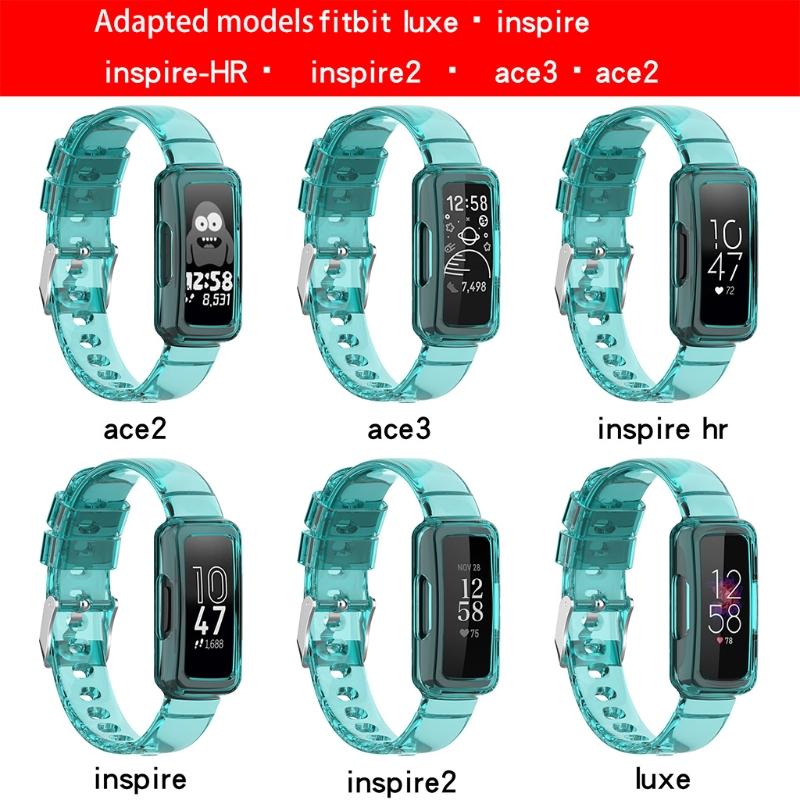 Módní řemínek k hodinkám pro Fitbit-Luxe/Luxe Inspire Smartwatch Silikonový sportovní náramek Náhradní pás Pásek k hodinkám