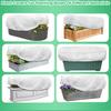 Raised Bed Plant Cover Raised Bed Bird Netting Barrier Screen With Drawstring Freeze Protection Frost Mesh Barrier Screen For