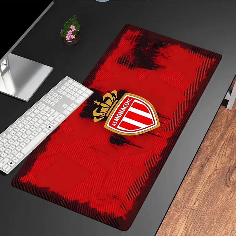 As Monaco Crest Mouse Pad, Rubber Base, Mouse Pad for Gamers and Office Use, Gaming Desk , Easy To Clean Mat Christmas fan gifts