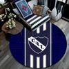 Club Atletico Independiente Round Area Rug,Carpet Rug for Living Room Bedroom Sofa Playroom Decor,Non-slip Floor Mat