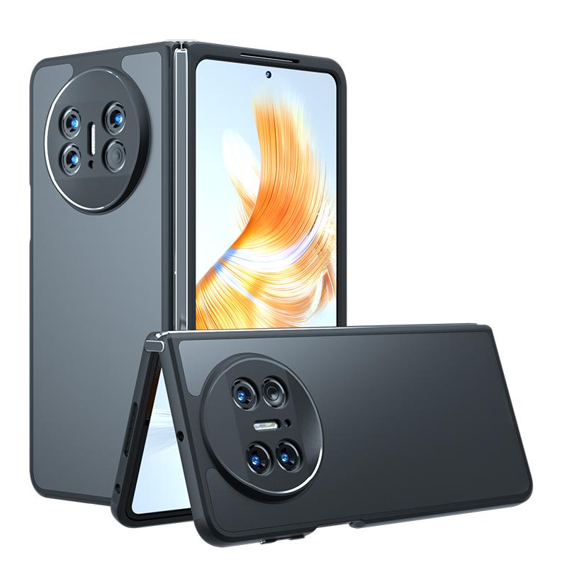 

Для Huawei Mate X5 X3 Матовый Прозрачный противоударный чехол из ТПУ с защитой от отпечатков пальцев, противоударный, не желтеющий, задняя крышка, защитная оболочка Mate X3 прозрачный черный