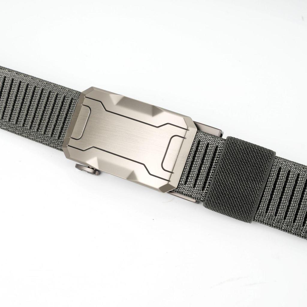 Neuer 3,4 cm Taktischer Mecha Elastischer Gürtel mit Automatischer Schnalle