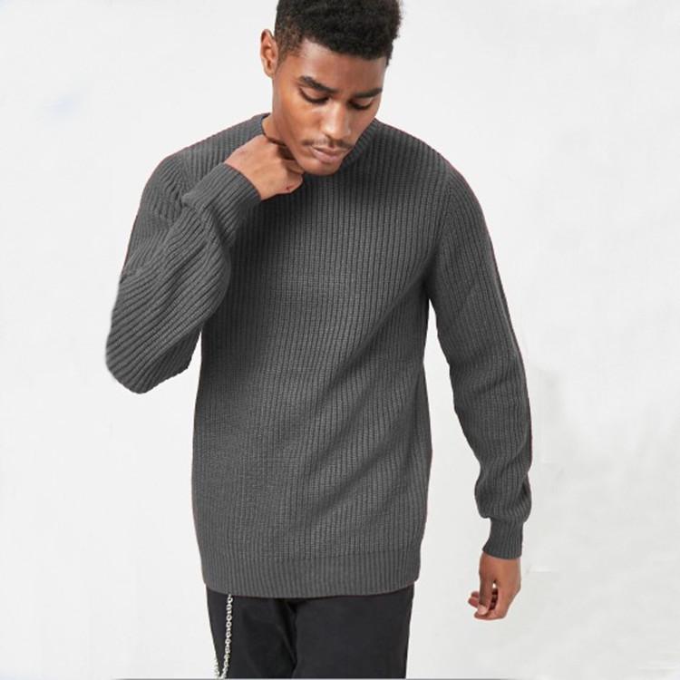 Herrenpullover im europäischen Stil 2026: Herbst/Winter Mode Strickoberteil für grenzüberschreitende Herrenbekleidung