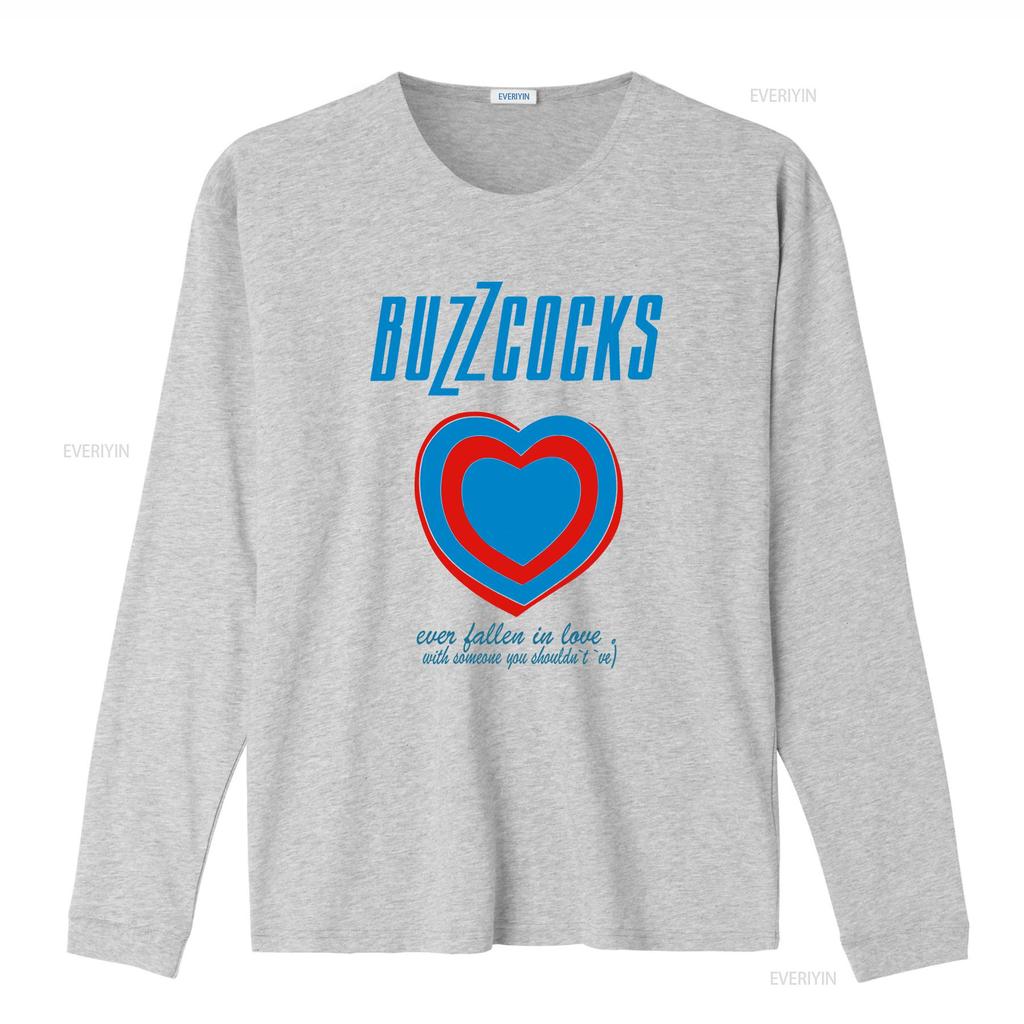 Buzzcocks Ever Fallen In Love Punk T Shirt Adult White Cool Vintage Washed Soft Comfortable Casual Versatile Vintage Washed