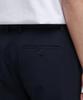 Musinsa Standard Wool Tapered Hidden Banding Crop Slacks [Navy]