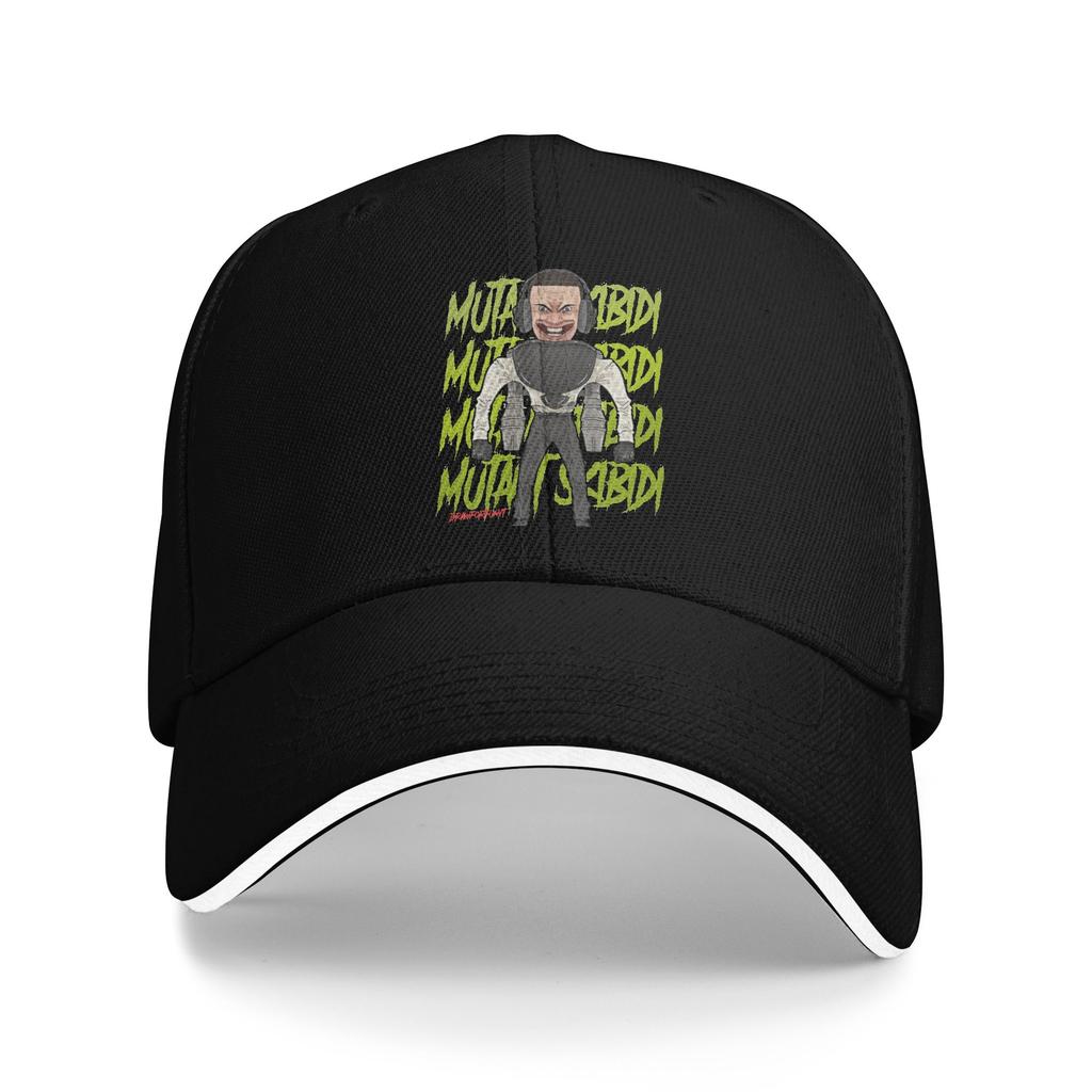 Skibidi Toilet Baseball Caps Casual  Sandwich Cap Unisex Polyester Sun Hat Running Golf