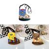 Modern Cool Woolen Kids Crossbody Bag With Geometric Pattern For Daily Use
