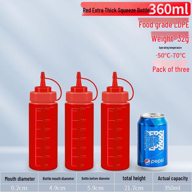 Plastic Squeeze Sauce Bottle
