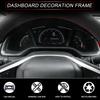 Zierringe für Armaturenbrettrahmen für Honda Civic 10. 2016-2018 Kohlefaser