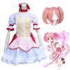 Kaname Madoka Puella Magi Madoka Magica Cosplay Costume Maid Dress Set Outfit