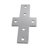 Plaque de Connexion d'Angle en Aluminium pour Profilés 20/30/40 avec Fixations