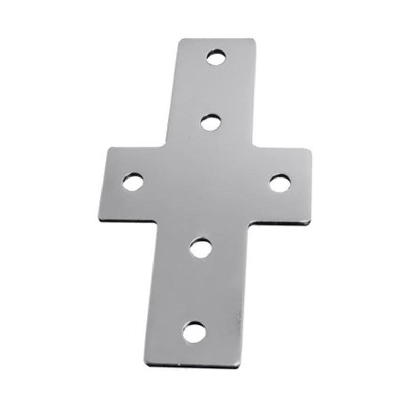 Plaque de Connexion d'Angle en Aluminium pour Profilés 20/30/40 avec Fixations