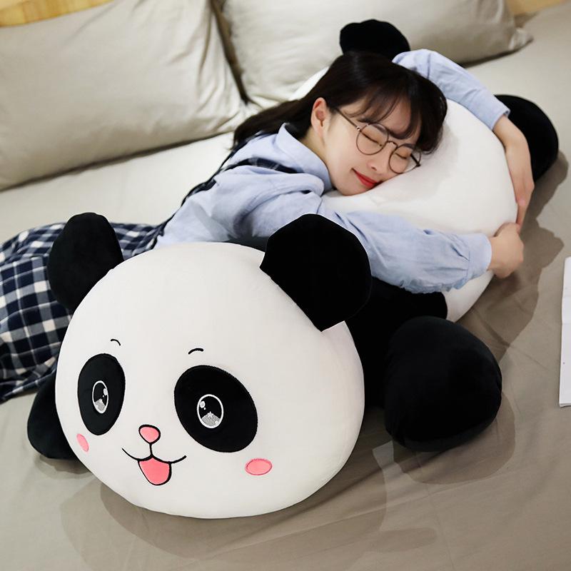 Internet Celebrity Soft Cute Panda Doll Sleeping Pillow Large Plush Toy Girl Girlfriend Birthday Gift Doll