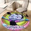 Vampirina Stuhlmatte Runder Teppich - Büroteppich, Maschinenwaschbar, Rutschfest, Geeignet für Wohnzimmer, Schlafzimmer