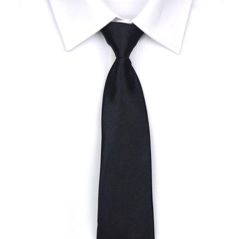 

Unisex Black Cotton Dress Tie For Children Adults Fashion Adult