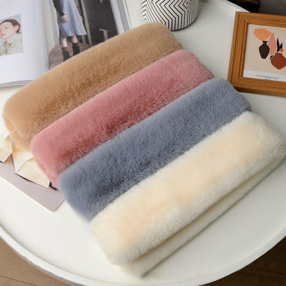Thickened Neck Scarf Solid Color Neckerchief Wrap Neck Warmer Collar Scarf  Autumn Winter
