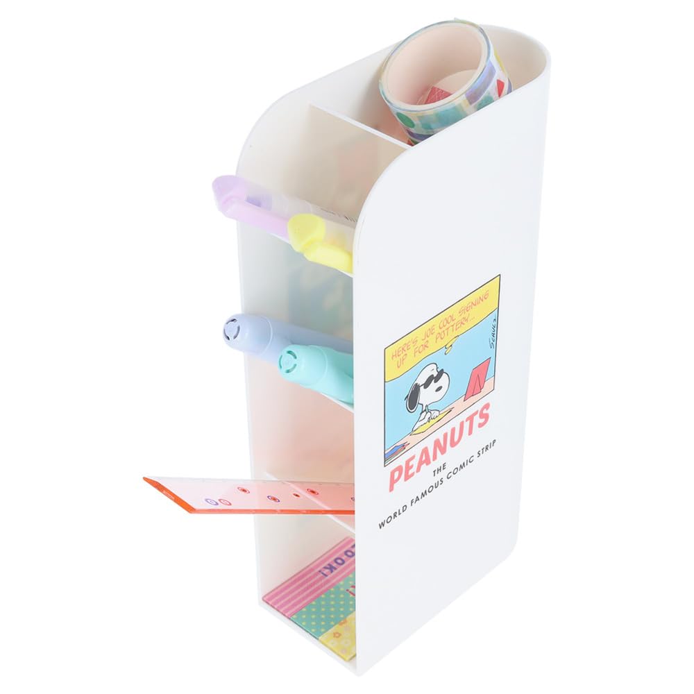 Sunstar Stationery Snoopy Pen Peanuts Petit S2404036 Stand, Collection, White,