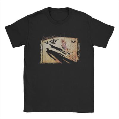 Korn Schaukelset Abdeckung Herren T-Shirt Großartiges T-Shirt Kurzarm O-Ausschnitt T-Shirt 100% Baumwolle Partykleidung