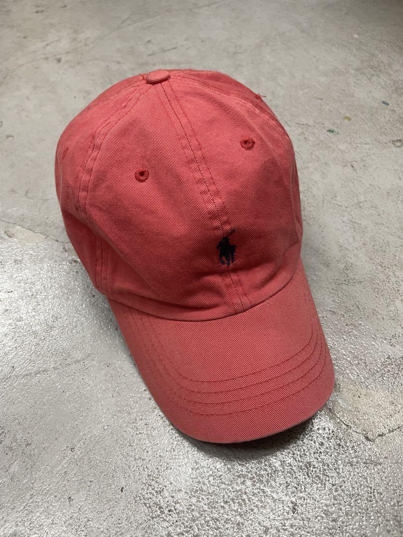 

[USED] 90s Polo Ralph Lauren Cap, Red, Single Point Embroidery
