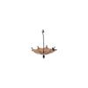 Metal Umbrella Shaped Bird Feeder Hanging Garden Yard Decorative Outdoor Patio Accessory with Hook for Birds