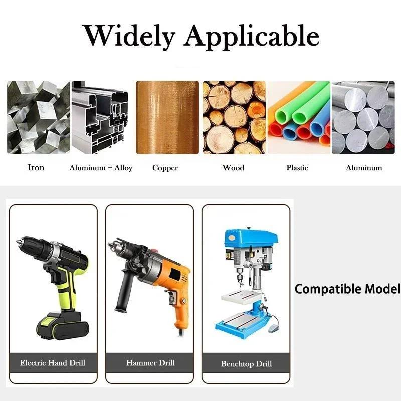 99PCS Drill Bit Set 1/16" To 3/8" Drill with Plastic Storage Case Premium HSS Black Gold Coated Twist Hex Shank Jobber