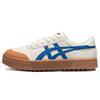 Gel-Court Trail Fabric Synthetic Leather Retro Casual Low-Top Sneakers Unisex Sneakers Off-White Blue 1203A146-203