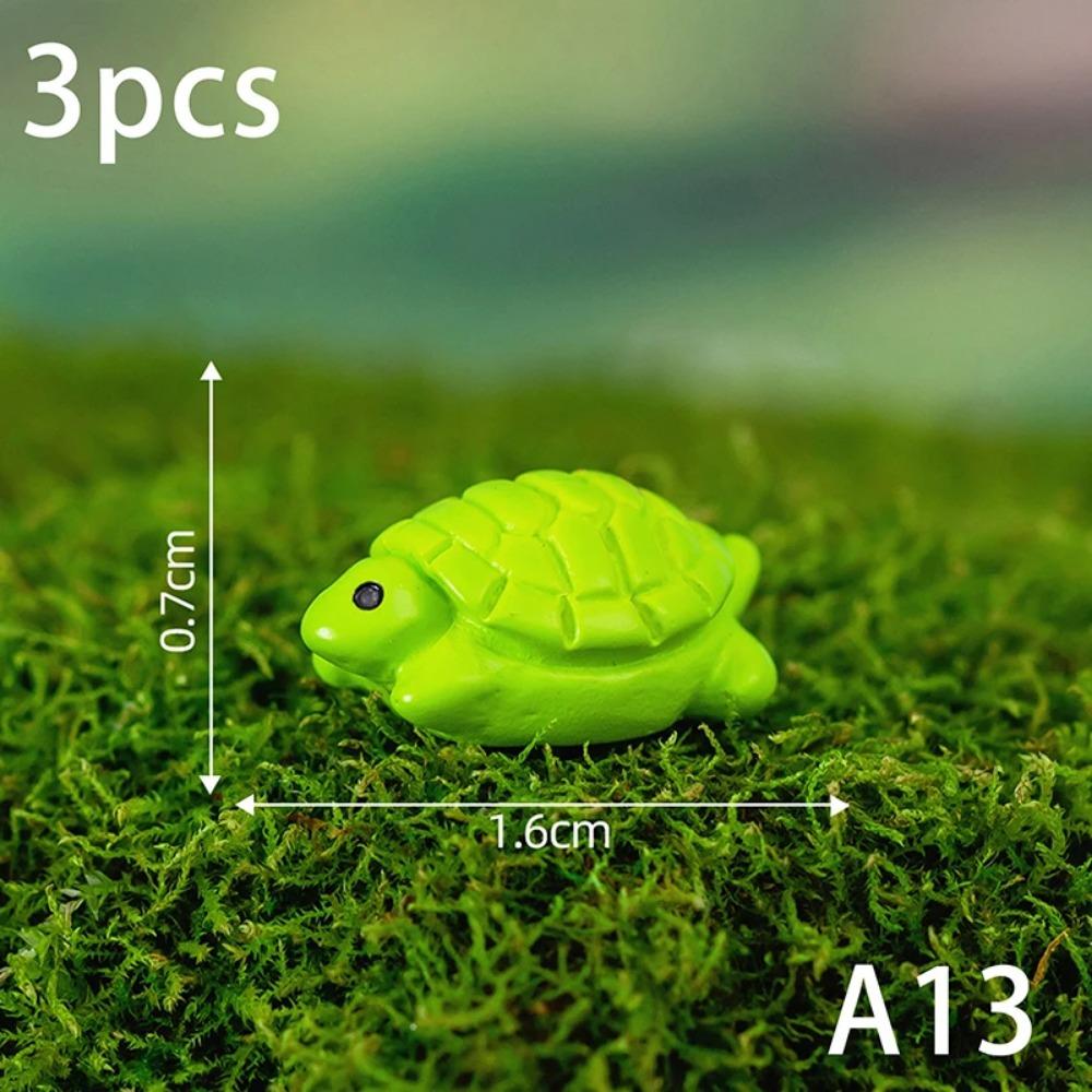 

3 шт. Собака Белка Лиса Кролик Овца Утка Свинья Кошка Лошадь Лягушка Черепаха Змея Коала Фигурка Миниатюрная Фея Садовый Декор Аксессуары