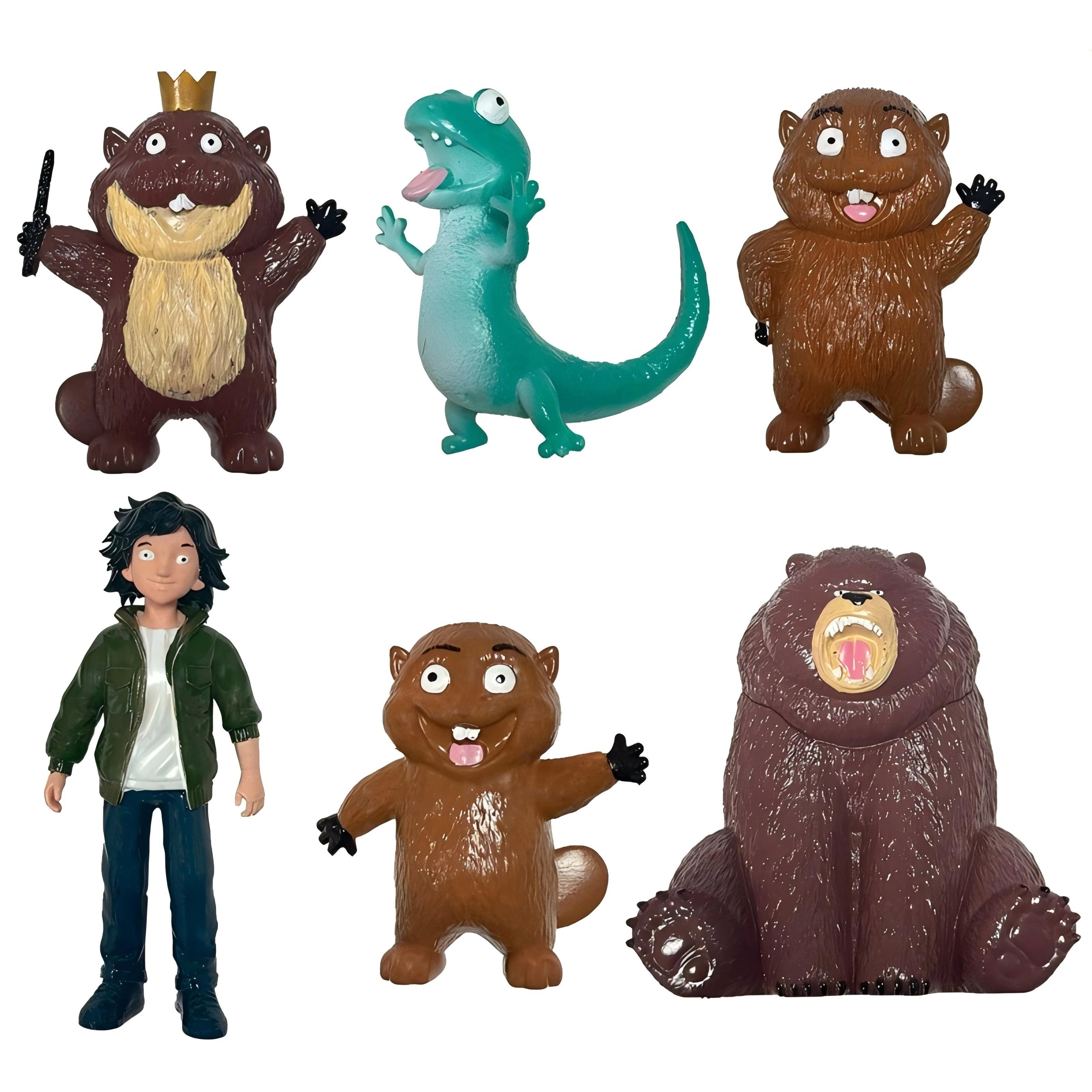 

2026 NEW Anime Hoppers Beaver Transformation Plan Action Figures Toy Beaver Collectible Model Doll Fans Birthday Gift