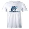 California Bear White T Shirt Cali Souvenir State Map Republic Ca Unisexs Vintage Fashion Unisex Stretched Streetwear Soft