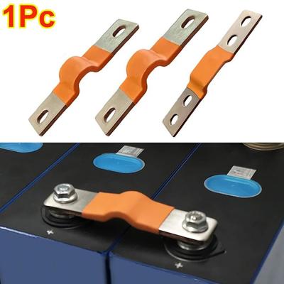 Neue Loch zu Loch 56mm 280Ah Batteriezellen Verbinder 2mm M6 Anschlüsse Bänder Kupferverbinder Flexible Sammelschiene