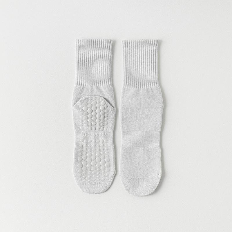 Yoga Socks, Women's Cotton Socks, Summer Mid-calf Fitness Dance Professional Pilates, Anti-slip Sports Boneless Floor Socks