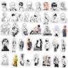 10/30/88pcs Black White The Summer Hikaru Died Anime Stickers DIY Scrapbook Suitcase Phone Guitar Cool Classic Manga Sticker Toy