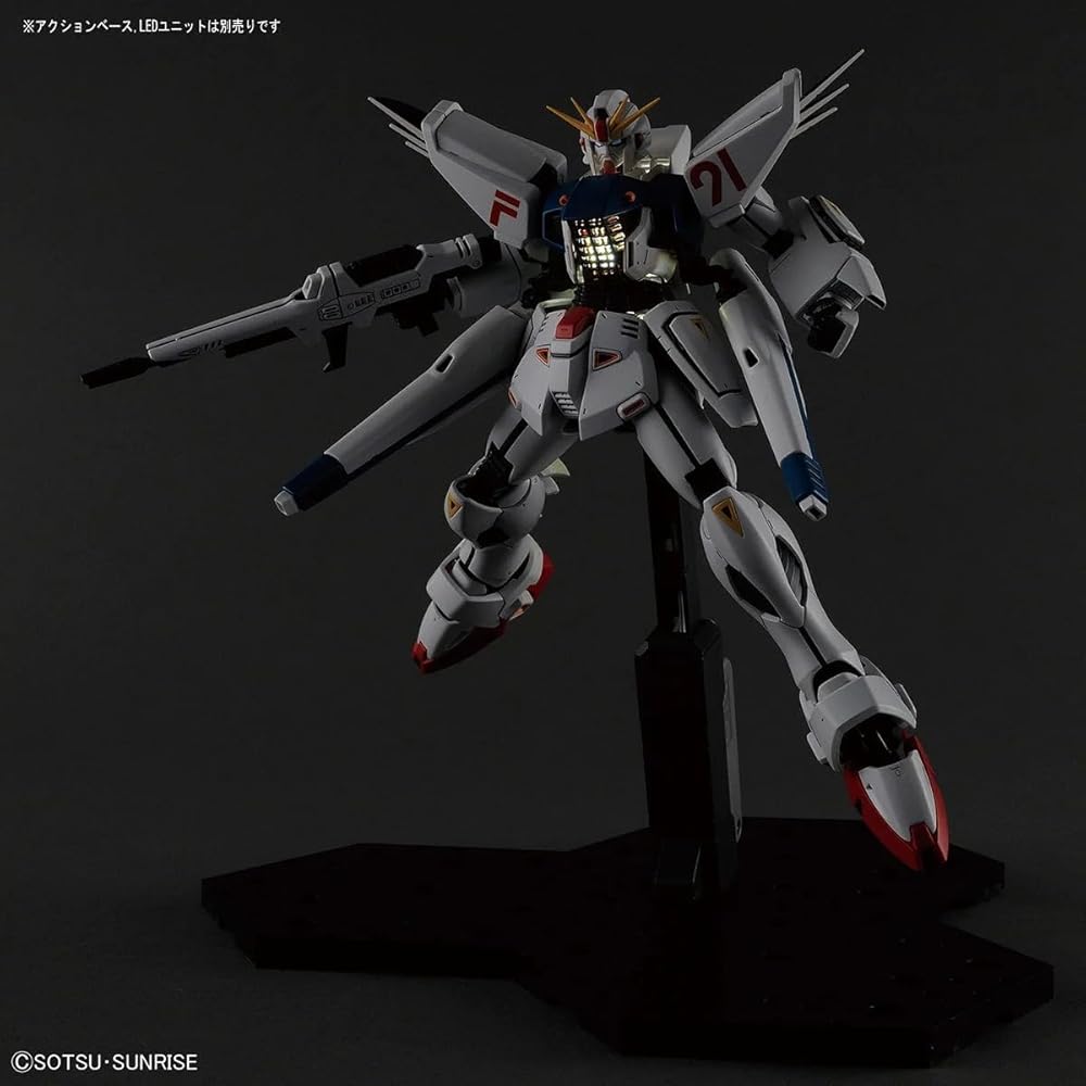 Bandai Spirits MG Gundam F91 Ver.2.0 1/100 Scale Color-Coded Plastic Model Kit
