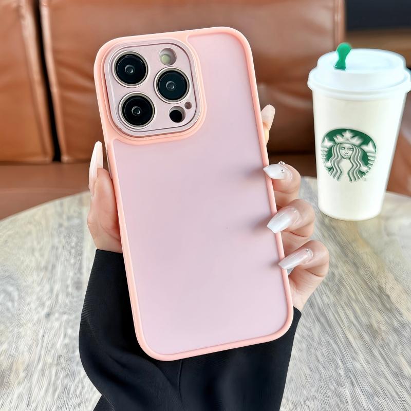 

Luxury Matte Defender Golssy Skin Case for iPhone 17 Air 16 15 14 Plus 13 12 11 Pro Max Shockproof Bumper PC Smooth Armor Cover iPhone Air