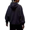Jordan Flight Solid Color Hooded Fleece Lined Casual Long Sleeved Sweatshirt Women's Black (Unisex) Sweatshirts FD7238 010
