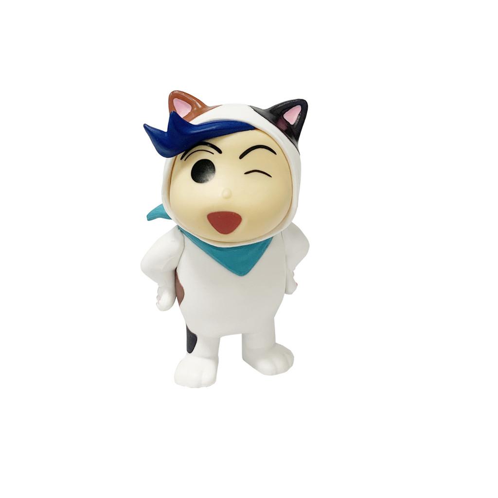Crayon Shinchan Animal Character Figurine Set With Pvc Material For Collectors And Fans