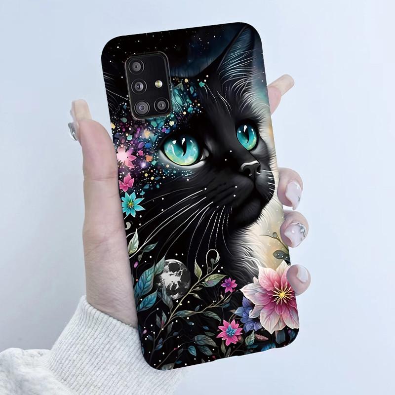 For Samsung Galaxy A51 A71 5G Phone Case Butterfly Girl Soft Silicone TPU Back Housing SM-A516B A516N A516V A716V A716U Covers