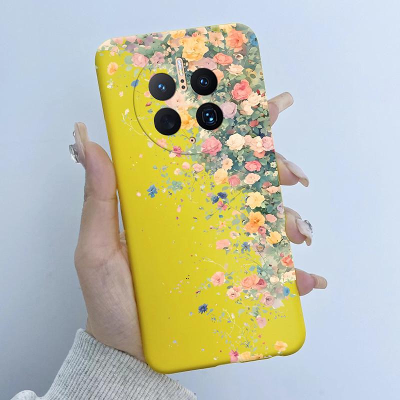 For Huawei Mate 50 Pro Phone Case DCO-AL00 DCO-LX9 Flower Girl 2025 Design Soft Silicone TPU Back Housing for Mate50 Pro Covers