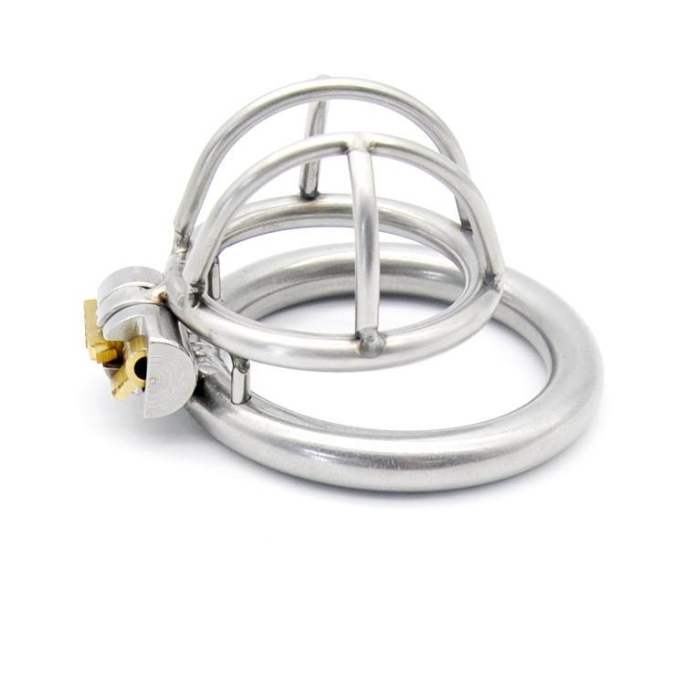 Super Small Stainless Steel 3 Size Bird Cock Cage Lock Adult Game Metal Male Chastity Belt Device Penis Ring Sex Toys For