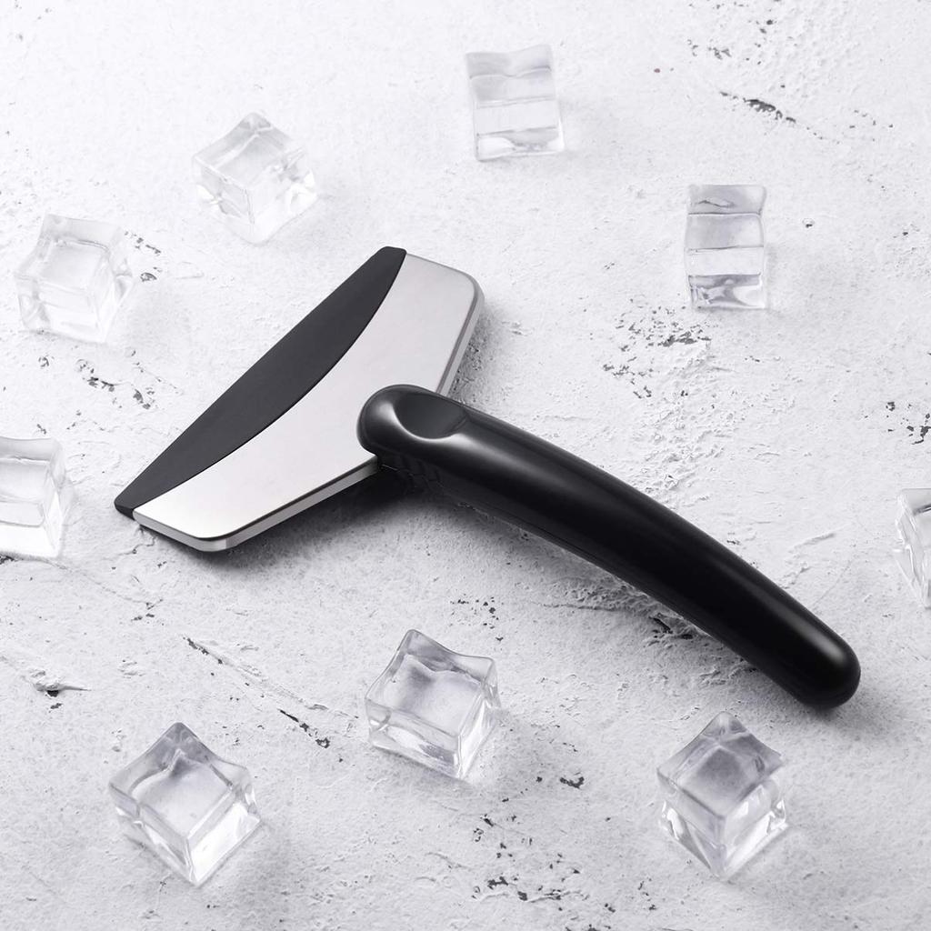 VORCOOL Spatulă Dezghețare Congelator Mașină Frigider Cupă Zăpadă Răzuitor Zăpadă ABS Oțel Inoxidabil Răzuitor Zăpadă Răzuitor Zăpadă Mic Ușor Mașină