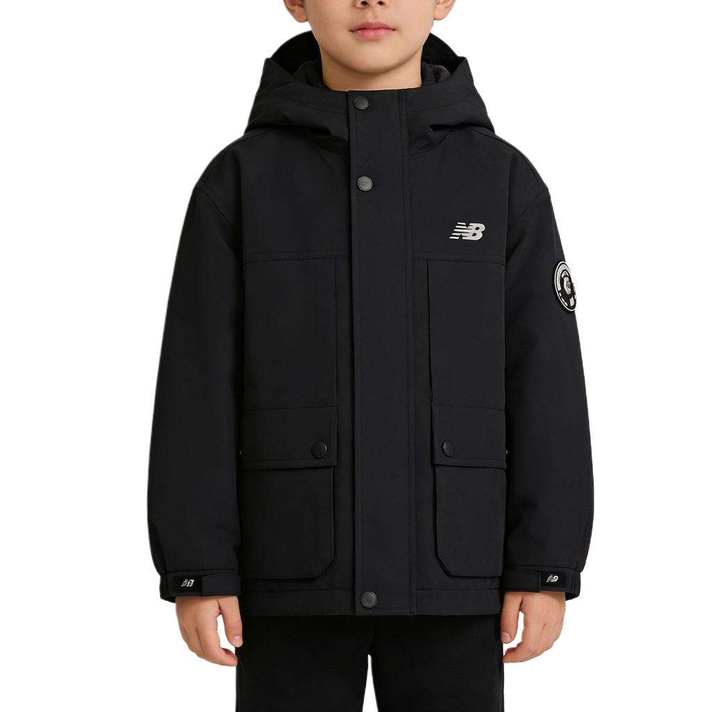 New Balance Kids Jackets Hooded Moderate ND7AG12013-BK