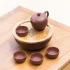 Wan Chun He Flowering Prosperity Zisha Tea Set