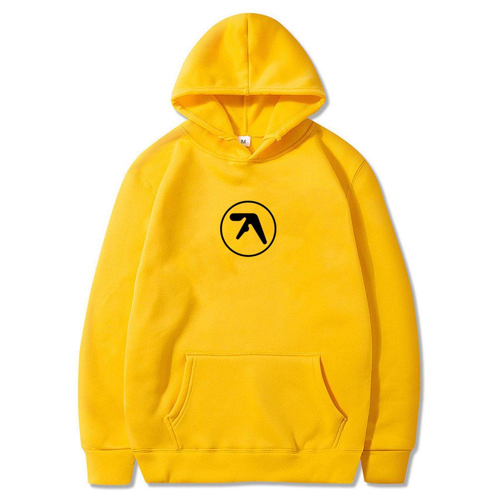 Aphex Twin Logo Print Hoodie Herren Damen Lässig Vintage Fleece Baumwolle Kapuzenpullover Männlich Übergroße Pullover Hoodies